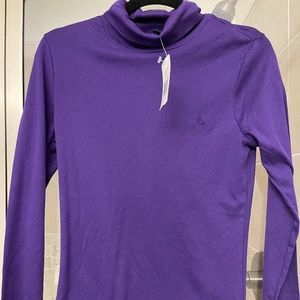 Purple Ralph Lauren turtle neck